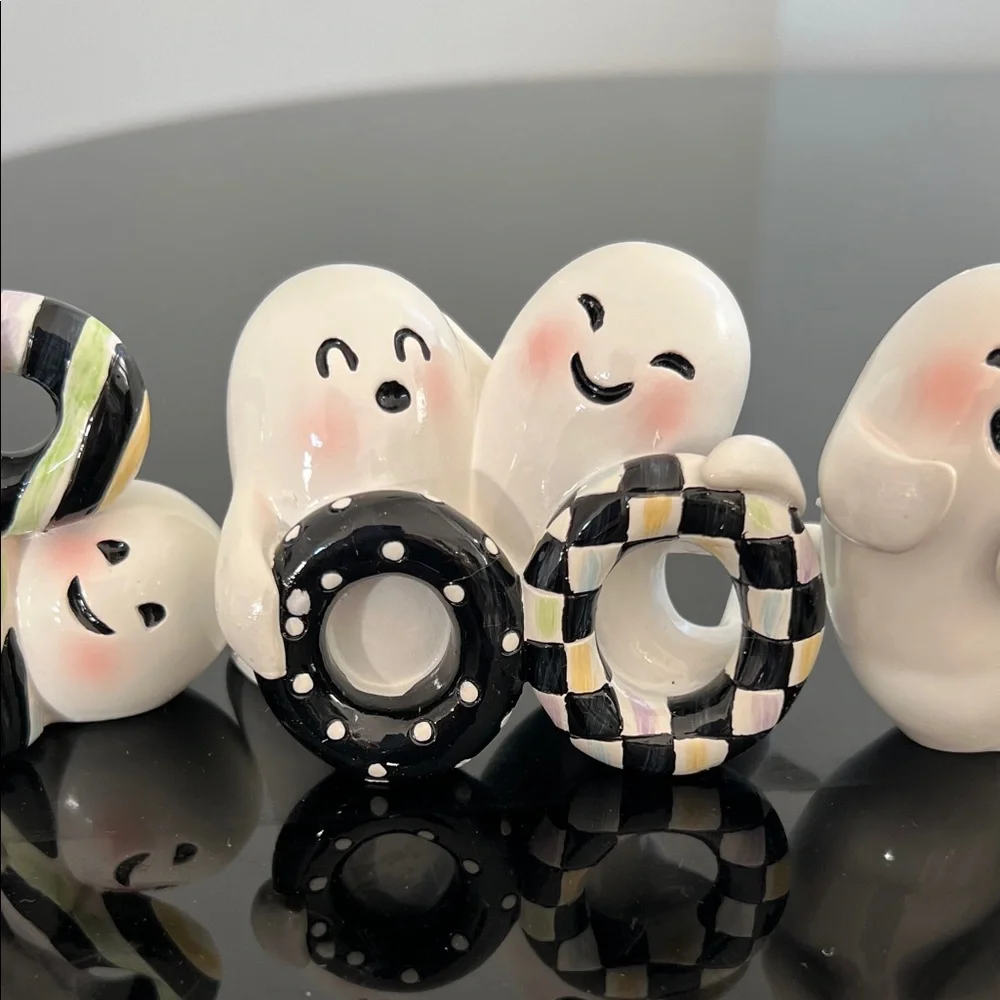 MacKenzie-Childs Boo Spooky Ghosts Set - Picture 3 of 13